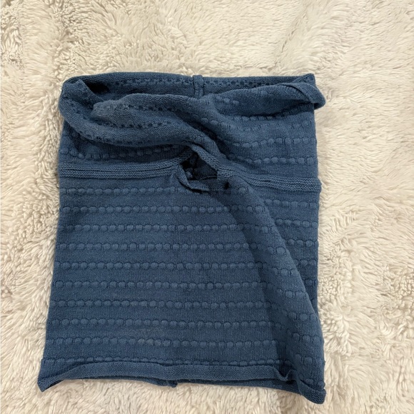 Blue Textured Knit top - Picture 1 of 2